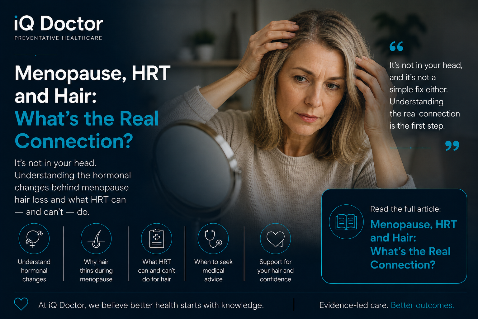 Menopause, HRT and Hair: What's the Real Connection? Menopause, HRT and Hair: What's the Real Connection?